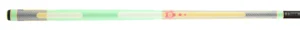Poison Candy Pool Cue Carbon Fiber Green/Yellow