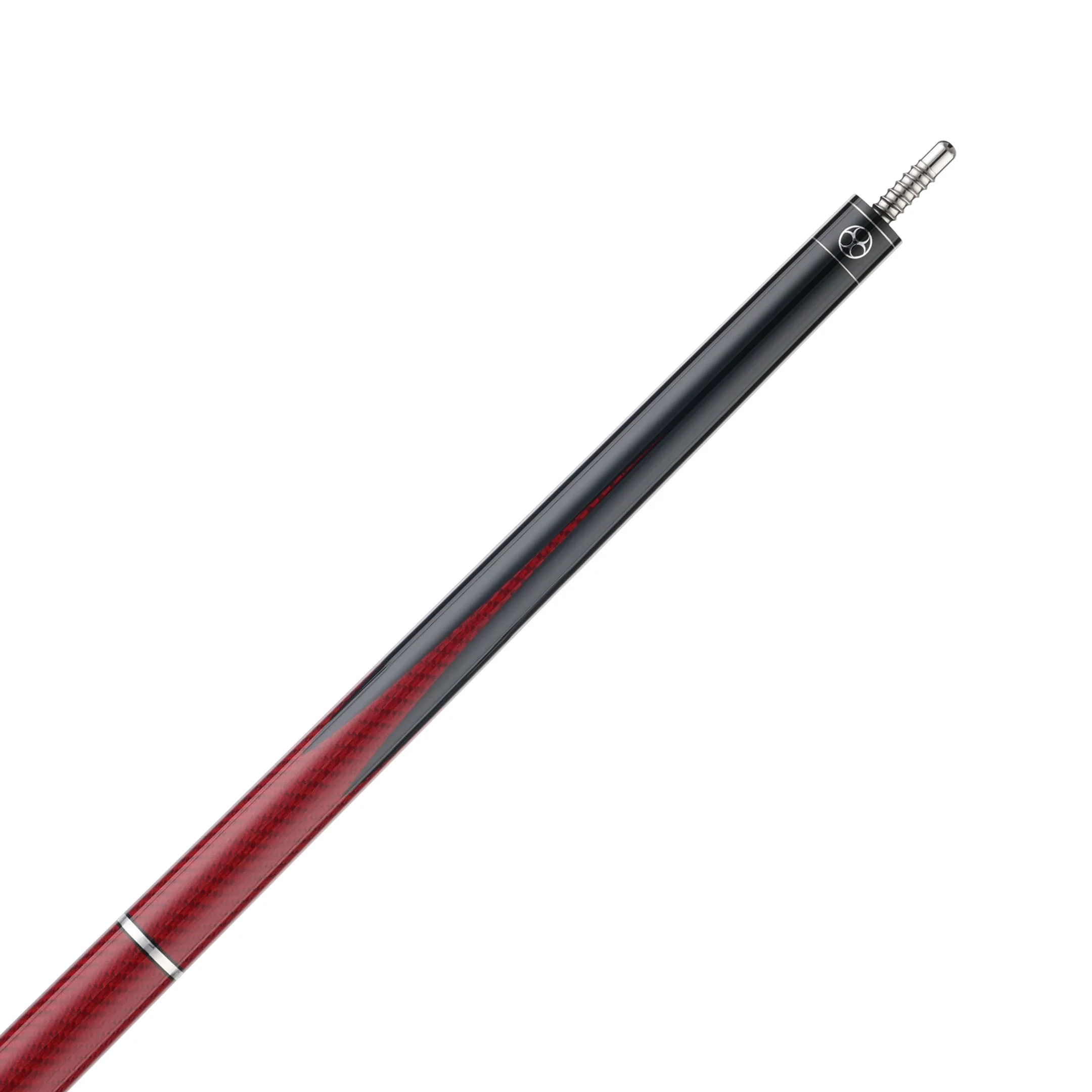 Poison Maelith Pool Cue with Carbon Fiber Shaft - Black/Red - Image 5