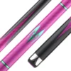 Poison Maelith Pool Cue with Carbon Fiber Shaft - Magenta/Black - Image 2