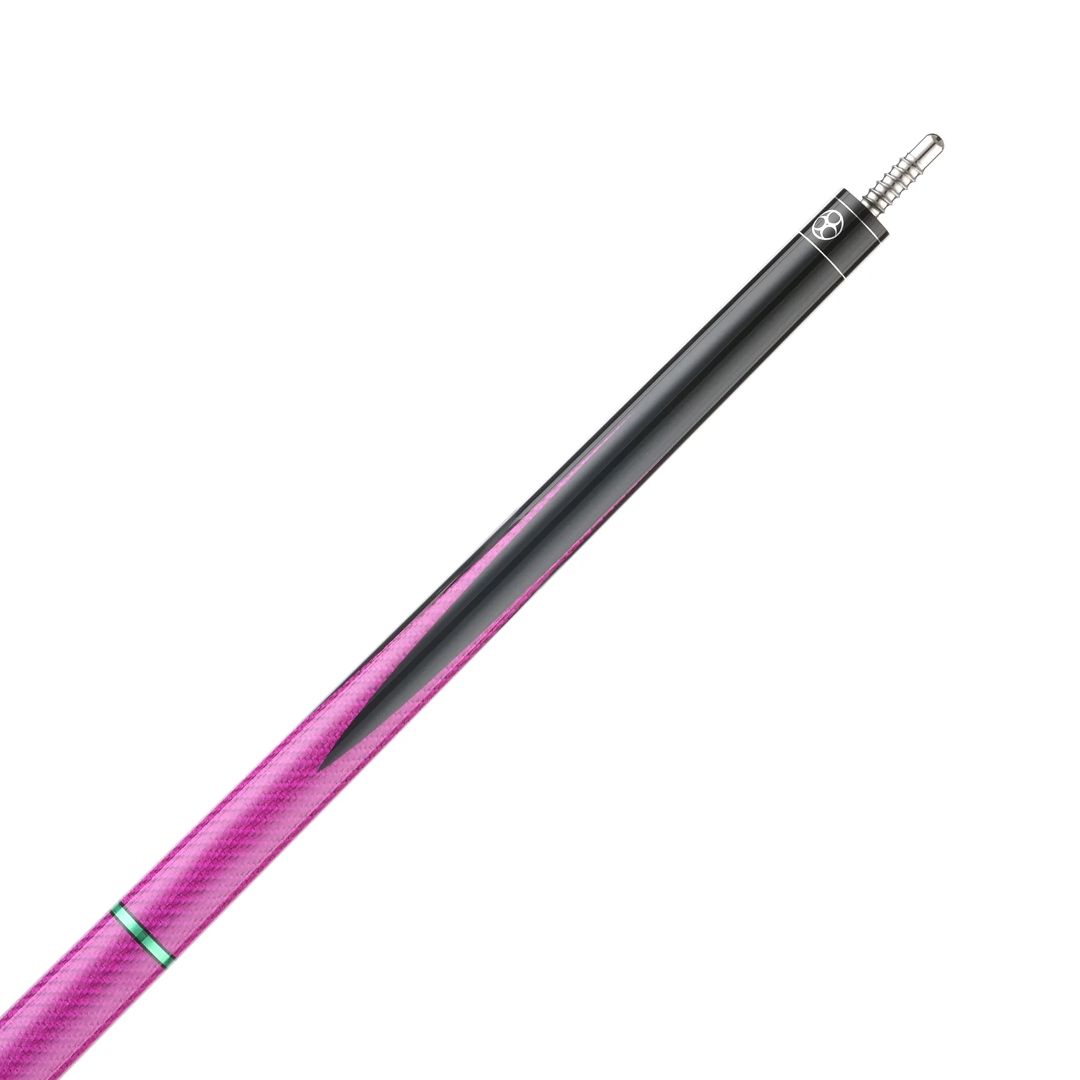 Poison Maelith Pool Cue with Carbon Fiber Shaft - Magenta/Black - Image 5