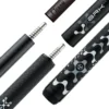 Poison VX Jump/Break Cue with Venom Carbon Fiber Shaft - Black/Grey - Image 2