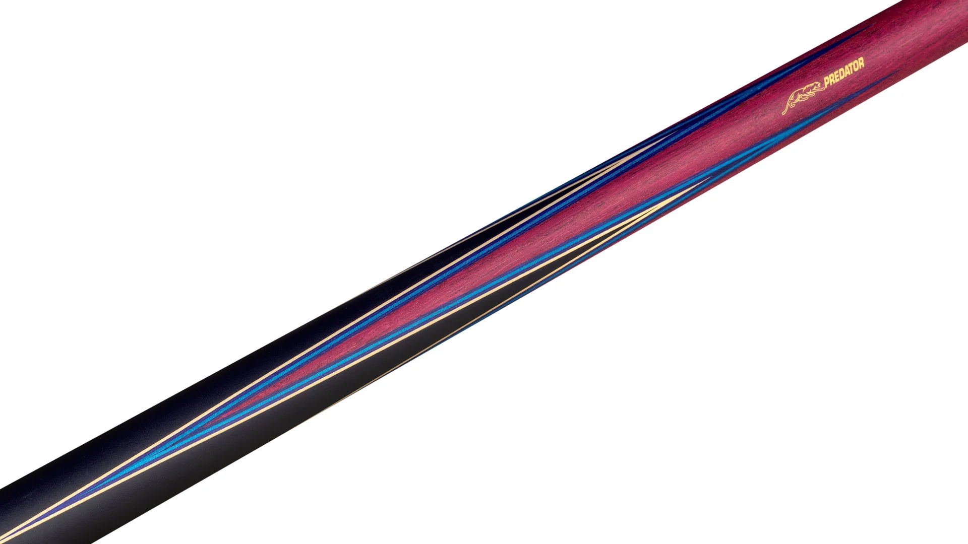 Predator 4-Point Sneaky Pete Pool Cue - Purple Heart / Blue - Elephant Pattern Leather Wrap - Image 5