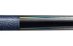 Predator 8 Point Sneaky Pete Black/Curly/Blue Points Linen Wrap Pool Cue