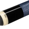 Predator 8 Point Sneaky Pete Black/Curly/Blue Points Linen Wrap Pool Cue - Image 3
