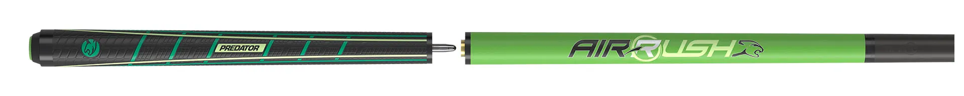 Predator Air Rush Neon Green Jump Cue - Sport Wrap