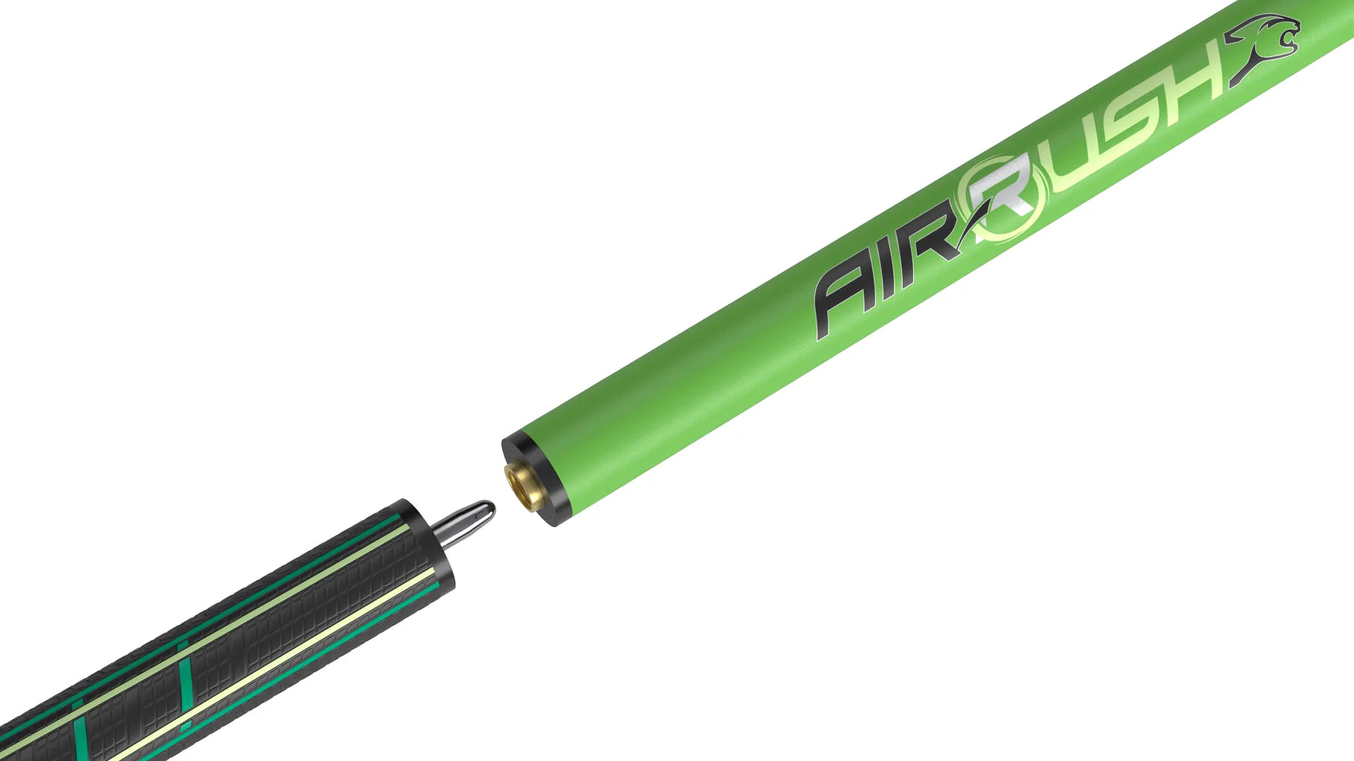 Predator Air Rush Neon Green Jump Cue - Sport Wrap - Image 4