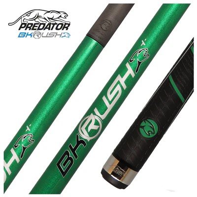 Predator BK Rush Nova cue-Green Jump Break Cue Sport Wrap - Image 2