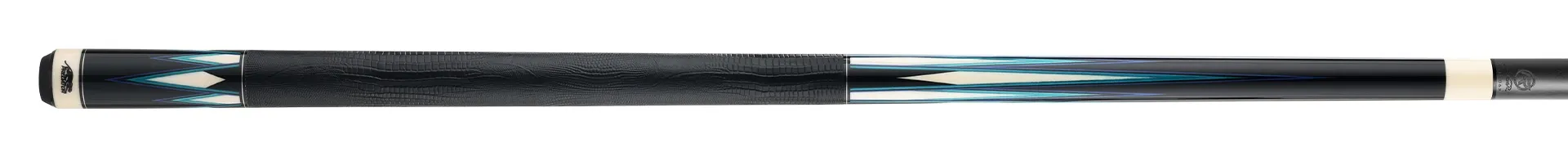 Predator LE True Splice 16 Pool Cue Ebony Blue Teal Leather Wrap - Image 5