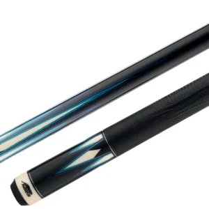 Predator LE True Splice 16 Pool Cue Ebony Blue Teal Leather Wrap